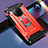 Silikon Hülle Handyhülle und Kunststoff Schutzhülle Tasche mit Magnetisch Fingerring Ständer R01 für Huawei Mate 30 Pro 5G