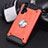Silikon Hülle Handyhülle und Kunststoff Schutzhülle Tasche mit Magnetisch Fingerring Ständer R01 für Huawei Nova 5 Pro Rot