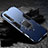 Silikon Hülle Handyhülle und Kunststoff Schutzhülle Tasche mit Magnetisch Fingerring Ständer R01 für Huawei P20 Pro Blau
