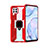 Silikon Hülle Handyhülle und Kunststoff Schutzhülle Tasche mit Magnetisch Fingerring Ständer R01 für Huawei P40 Lite