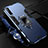 Silikon Hülle Handyhülle und Kunststoff Schutzhülle Tasche mit Magnetisch Fingerring Ständer R01 für Samsung Galaxy A90 5G