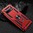 Silikon Hülle Handyhülle und Kunststoff Schutzhülle Tasche mit Magnetisch Fingerring Ständer R01 für Samsung Galaxy S10 Rot