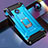 Silikon Hülle Handyhülle und Kunststoff Schutzhülle Tasche mit Magnetisch Fingerring Ständer R02 für Huawei P30 Lite