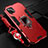 Silikon Hülle Handyhülle und Kunststoff Schutzhülle Tasche mit Magnetisch Fingerring Ständer R03 für Huawei P40 Lite