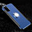 Silikon Hülle Handyhülle und Kunststoff Schutzhülle Tasche mit Magnetisch Fingerring Ständer R03 für Samsung Galaxy S20 Plus Blau