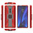 Silikon Hülle Handyhülle und Kunststoff Schutzhülle Tasche mit Magnetisch Fingerring Ständer R03 für Xiaomi Mi 9T