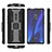 Silikon Hülle Handyhülle und Kunststoff Schutzhülle Tasche mit Magnetisch Fingerring Ständer R03 für Xiaomi Mi 9T