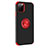 Silikon Hülle Handyhülle und Kunststoff Schutzhülle Tasche mit Magnetisch Fingerring Ständer R06 für Apple iPhone 11 Pro Max
