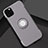 Silikon Hülle Handyhülle und Kunststoff Schutzhülle Tasche mit Magnetisch Fingerring Ständer S01 für Apple iPhone 11 Pro Max