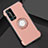 Silikon Hülle Handyhülle und Kunststoff Schutzhülle Tasche mit Magnetisch Fingerring Ständer S01 für Huawei P40 Pro+ Plus