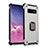 Silikon Hülle Handyhülle und Kunststoff Schutzhülle Tasche mit Magnetisch Fingerring Ständer T01 für Samsung Galaxy S10 5G