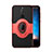 Silikon Hülle Handyhülle und Kunststoff Schutzhülle Tasche mit Magnetisch Ständer für Huawei G10 Rot