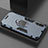 Silikon Hülle Handyhülle und Kunststoff Schutzhülle Tasche mit Magnetisch Ständer für Xiaomi Mi 9 Lite