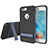 Silikon Hülle Handyhülle und Kunststoff Schutzhülle Tasche mit Ständer A01 für Apple iPhone 7 Plus