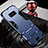 Silikon Hülle Handyhülle und Kunststoff Schutzhülle Tasche mit Ständer A01 für Samsung Galaxy S8 Blau