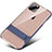 Silikon Hülle Handyhülle und Kunststoff Schutzhülle Tasche mit Ständer A02 für Apple iPhone 11 Pro Max Blau