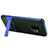 Silikon Hülle Handyhülle und Kunststoff Schutzhülle Tasche mit Ständer A02 für Samsung Galaxy S9 Blau