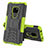 Silikon Hülle Handyhülle und Kunststoff Schutzhülle Tasche mit Ständer A03 für Huawei Mate 20