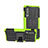 Silikon Hülle Handyhülle und Kunststoff Schutzhülle Tasche mit Ständer A03 für Huawei P30