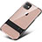 Silikon Hülle Handyhülle und Kunststoff Schutzhülle Tasche mit Ständer A06 für Apple iPhone 11