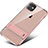 Silikon Hülle Handyhülle und Kunststoff Schutzhülle Tasche mit Ständer A06 für Apple iPhone 11 Rosegold