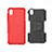 Silikon Hülle Handyhülle und Kunststoff Schutzhülle Tasche mit Ständer für Huawei Honor Play 8