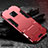 Silikon Hülle Handyhülle und Kunststoff Schutzhülle Tasche mit Ständer für Huawei Mate 20 Pro Rot