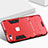 Silikon Hülle Handyhülle und Kunststoff Schutzhülle Tasche mit Ständer für Huawei P10 Lite