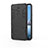Silikon Hülle Handyhülle und Kunststoff Schutzhülle Tasche mit Ständer für LG G7 Schwarz