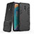 Silikon Hülle Handyhülle und Kunststoff Schutzhülle Tasche mit Ständer für OnePlus 7