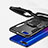 Silikon Hülle Handyhülle und Kunststoff Schutzhülle Tasche mit Ständer für Oppo RX17 Neo