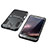 Silikon Hülle Handyhülle und Kunststoff Schutzhülle Tasche mit Ständer für Samsung Galaxy S5 G900F G903F