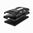 Silikon Hülle Handyhülle und Kunststoff Schutzhülle Tasche mit Ständer für Sony Xperia XZ2 Premium