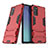 Silikon Hülle Handyhülle und Kunststoff Schutzhülle Tasche mit Ständer N01 für Samsung Galaxy Note 20 5G