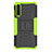 Silikon Hülle Handyhülle und Kunststoff Schutzhülle Tasche mit Ständer P02 für Huawei P20 Pro
