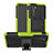 Silikon Hülle Handyhülle und Kunststoff Schutzhülle Tasche mit Ständer R01 für Huawei P40 Grün