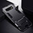 Silikon Hülle Handyhülle und Kunststoff Schutzhülle Tasche mit Ständer R02 für Samsung Galaxy S10 Plus Schwarz