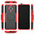 Silikon Hülle Handyhülle und Kunststoff Schutzhülle Tasche mit Ständer R02 für Xiaomi Poco F2 Pro
