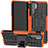 Silikon Hülle Handyhülle und Kunststoff Schutzhülle Tasche mit Ständer R03 für Huawei P30 Pro