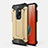 Silikon Hülle Handyhülle und Kunststoff Schutzhülle Tasche R01 für Huawei Mate 20 Gold