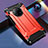 Silikon Hülle Handyhülle und Kunststoff Schutzhülle Tasche R01 für Huawei Mate 30 5G Rot