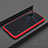Silikon Hülle Handyhülle und Kunststoff Schutzhülle Tasche R01 für Oppo A72 Rot