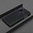 Silikon Hülle Handyhülle und Kunststoff Schutzhülle Tasche R01 für Oppo A72 Schwarz