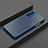 Silikon Hülle Handyhülle und Kunststoff Schutzhülle Tasche R01 für Oppo Reno4 Pro 5G Blau