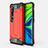 Silikon Hülle Handyhülle und Kunststoff Schutzhülle Tasche R01 für Xiaomi Mi Note 10 Rot