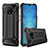 Silikon Hülle Handyhülle und Kunststoff Schutzhülle Tasche R02 für OnePlus 7T Schwarz