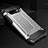 Silikon Hülle Handyhülle und Kunststoff Schutzhülle Tasche R02 für Samsung Galaxy S10 Plus Silber