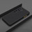 Silikon Hülle Handyhülle und Kunststoff Schutzhülle Tasche R02 für Xiaomi Mi Note 10 Pro Schwarz