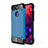 Silikon Hülle Handyhülle und Kunststoff Schutzhülle Tasche R03 für Huawei Honor V20 Blau