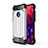 Silikon Hülle Handyhülle und Kunststoff Schutzhülle Tasche R03 für Huawei Honor View 20 Weiß